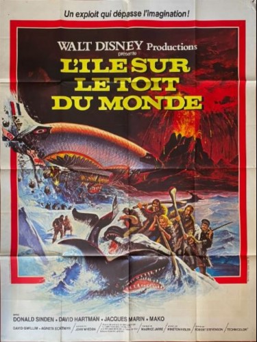 Affiche du film L'ILE SUR LE TOIT DU MONDE - Titre original : ISLAND AT THE TOP OF THE WORLD