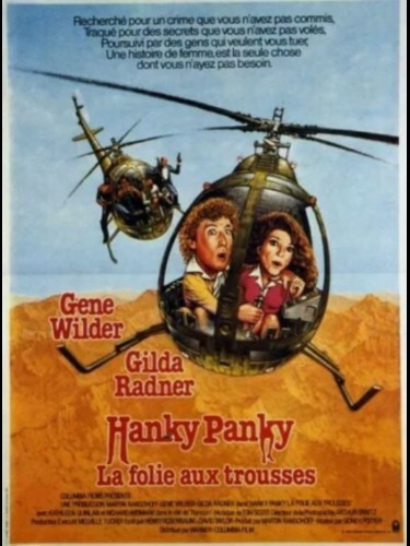 Affiche du film HANKY PANKY (LA FOLIE AUX TROUSSES)