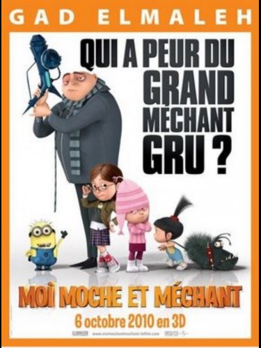 Affiche du film MOI MOCHE ET MECHANT