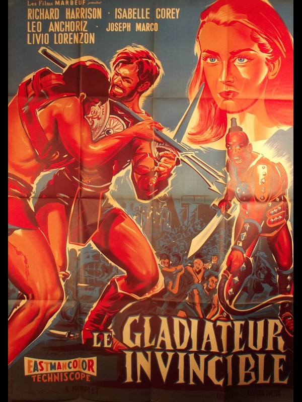 Affiche du film LE GLADIATEUR INVINCIBLE