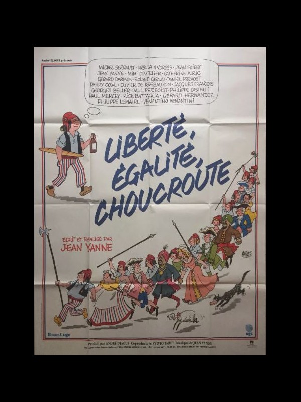 Affiche du film LIBERTE EGALITE CHOUCROUTE