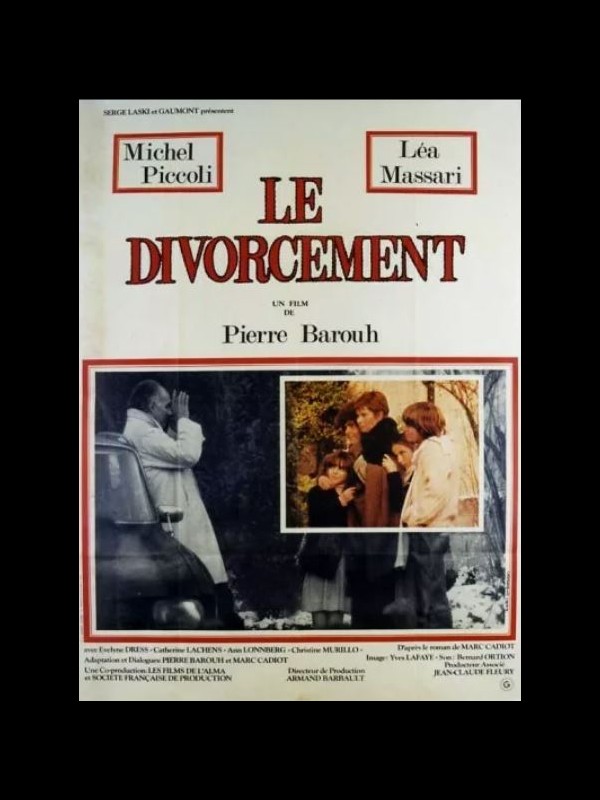 Affiche du film LE DIVORCEMENT