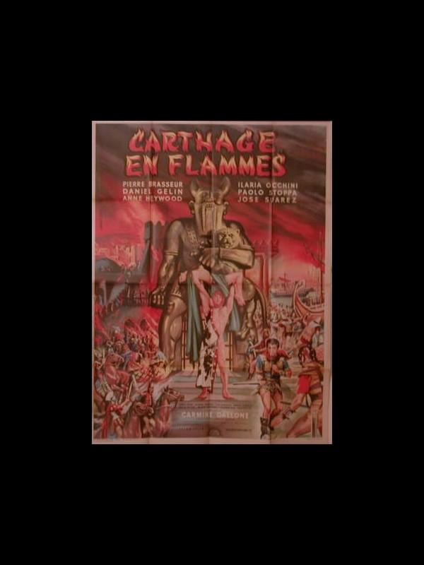 Affiche du film CARTHAGE EN FLAMMES - CARTAGINE EN FLAMME