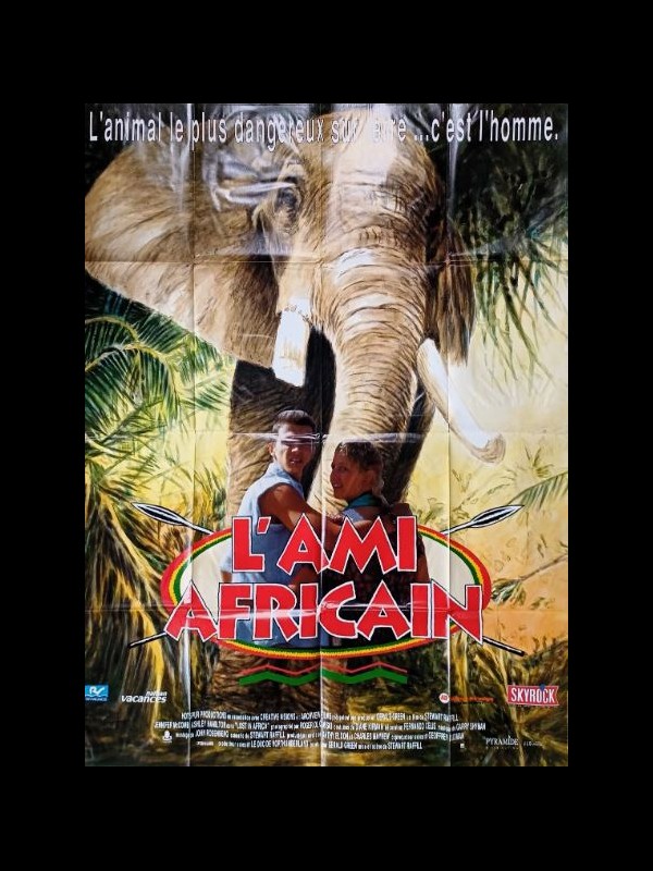 Affiche du film L'AMI AFRICAIN - Titre original : LOST IN AFRICA