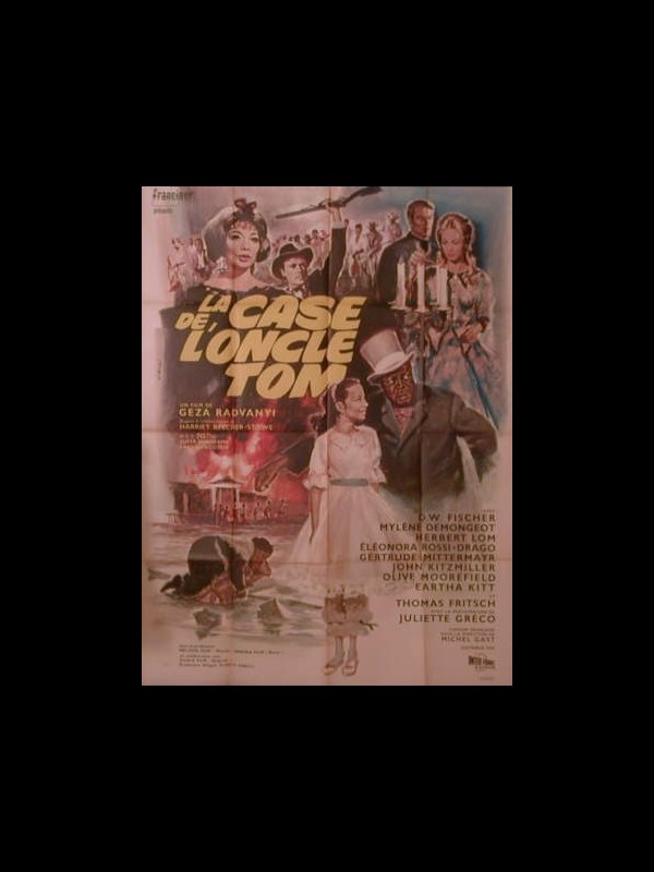 Affiche du film LA CASE DE L'ONCLE TOM - Titre original : ONKEL TOMS HUTTE