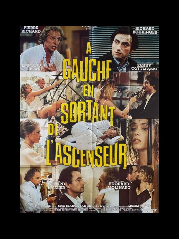 Affiche du film A GAUCHE EN SORTANT DE L'ASCENSEUR