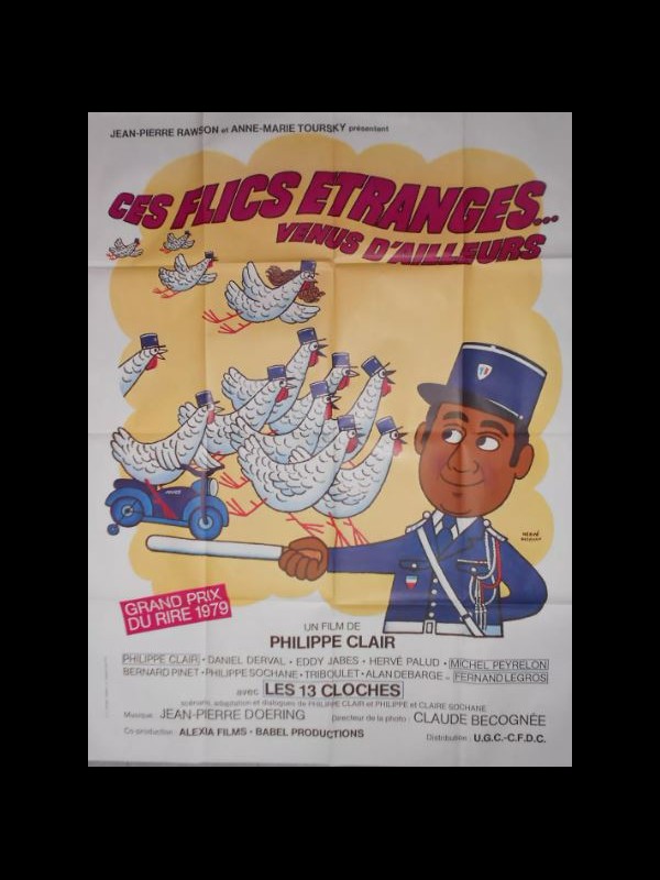 Affiche du film CES FLICS ETRANGES VENUS D'AILLEURS