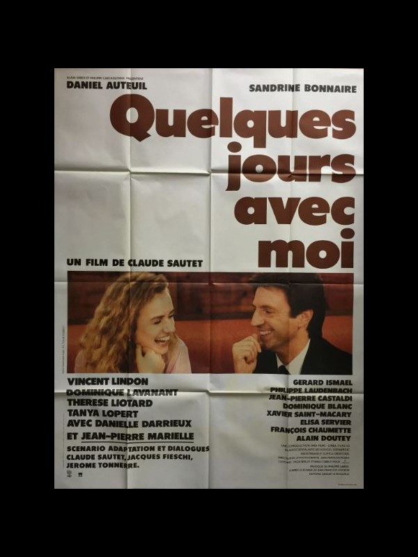 Affiche du film QUELQUES JOURS AVEC MOI