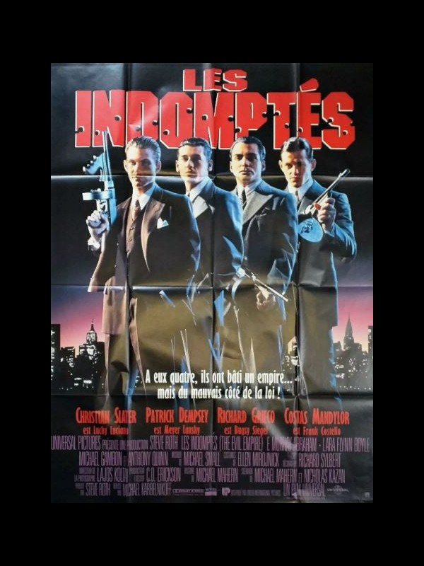 Affiche du film LES INDOMPTES - Titre original : MOBSTERS