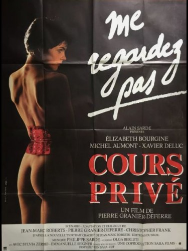 Affiche du film COURS PRIVE
