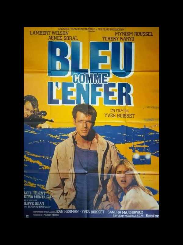 Affiche du film BLEU COMME L'ENFER