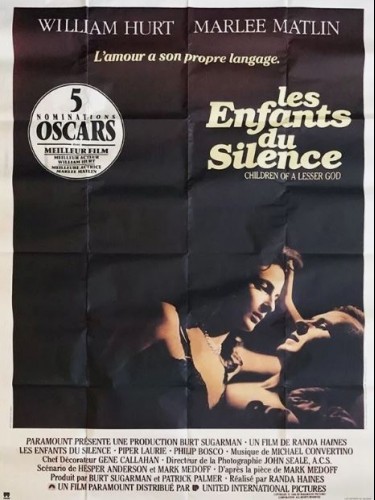 Affiche du film LES ENFANTS DU SILENCE