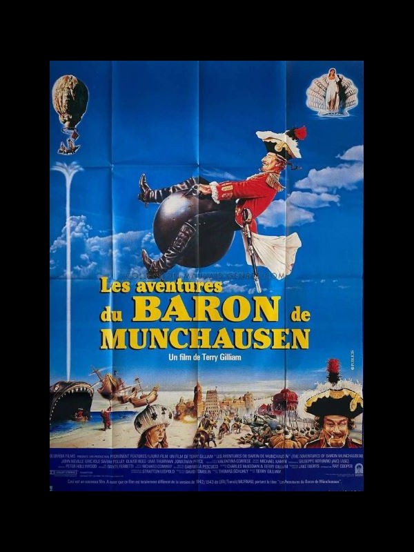 Affiche du film LES AVENTURES DU BARON MUNCHAUSEN