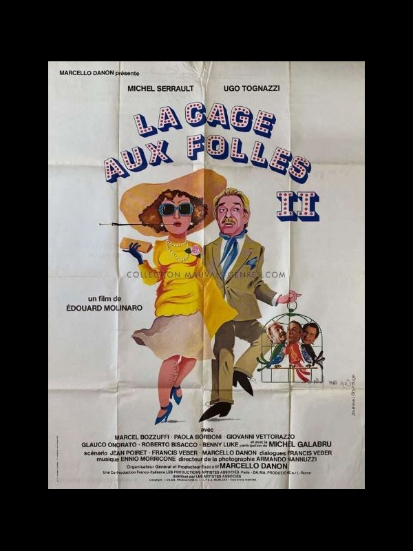 Affiche du film LA CAGE AUX FOLLES 2