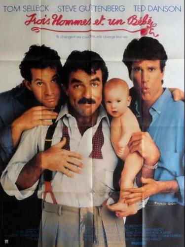 Affiche du film TROIS HOMMES ET UN BEBE