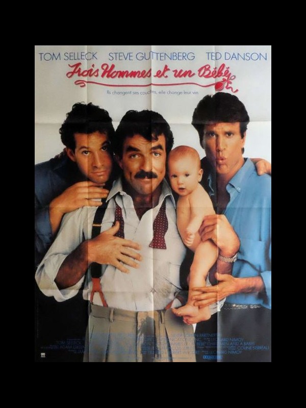 Affiche du film TROIS HOMMES ET UN BEBE