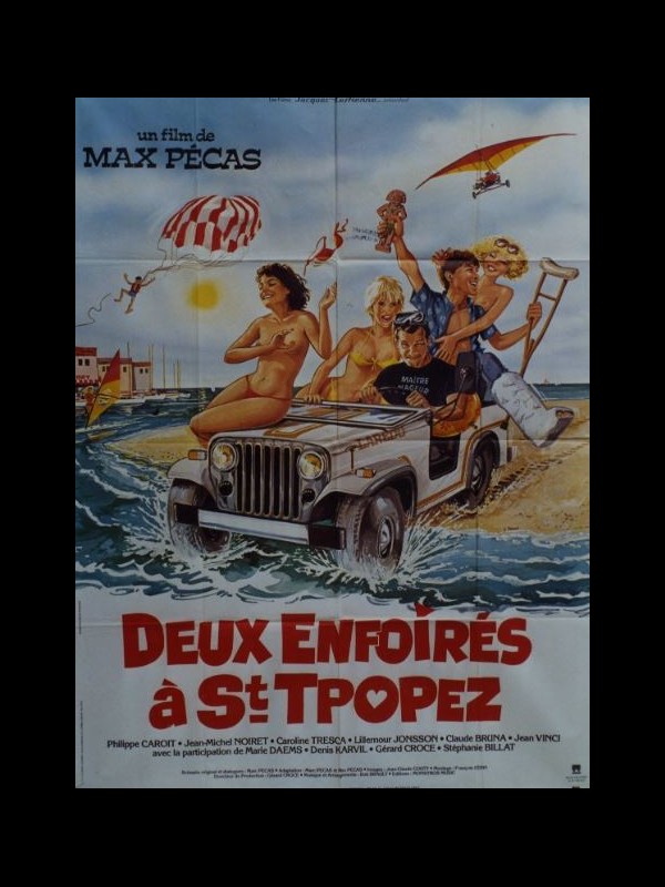 Affiche du film DEUX ENFOIRES A SAINT-TROPEZ