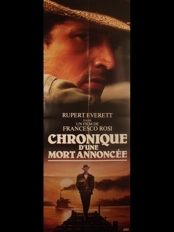 Affiche du film CHRONIQUE D'UNE MORT ANNONCEE (Rupert Everett )
