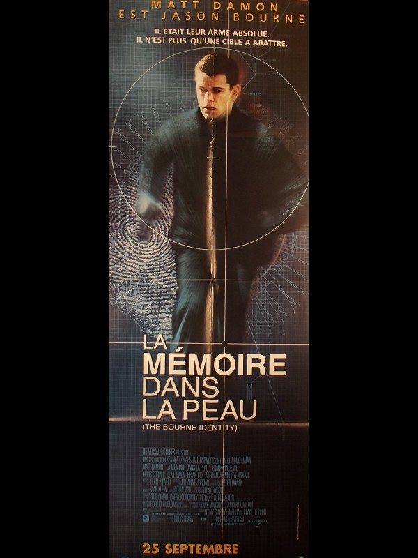 Affiche du film LA MÉMOIRE DANS LA PEAU