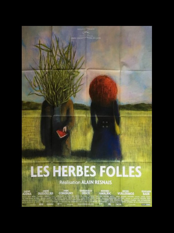 Affiche du film LES HERBES FOLLES