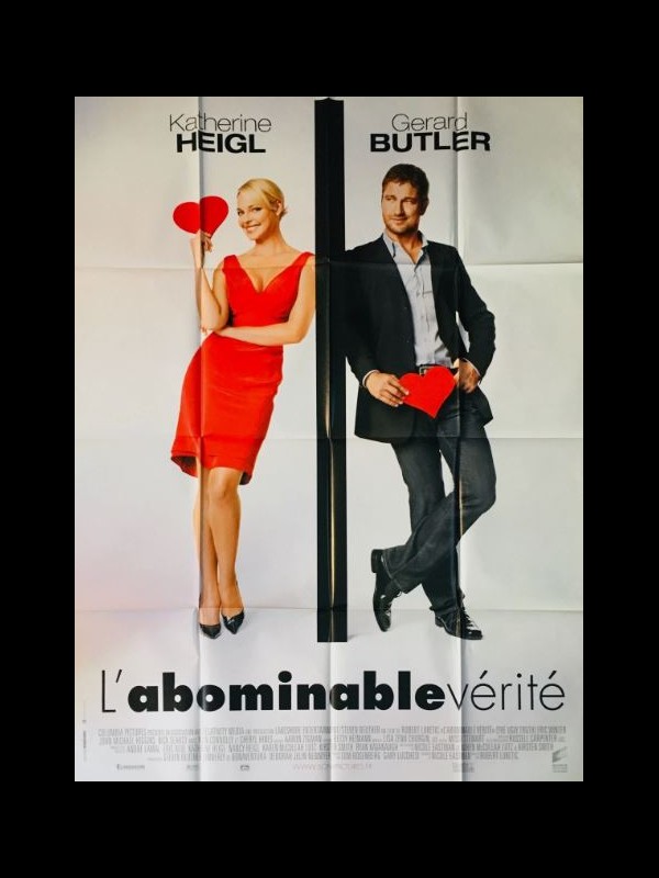 Affiche du film L'ABOMINABLE VERITE - Titre original : THE UGLY TRUTH