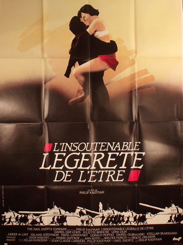 Affiche du film L'INSOUTENABLE LEGERETE DE L'ETRE