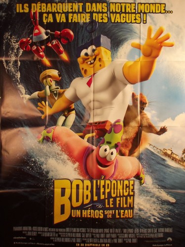 BOB L'EPONGE un heros sort de l'eau