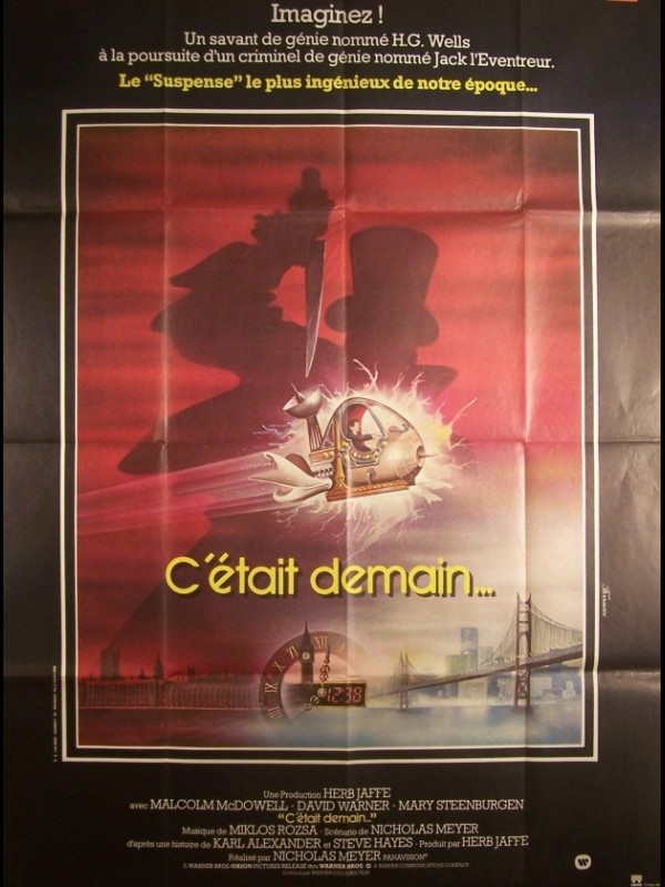 Affiche du film C'ÉTAIT DEMAIN - TIME AFTER TIME