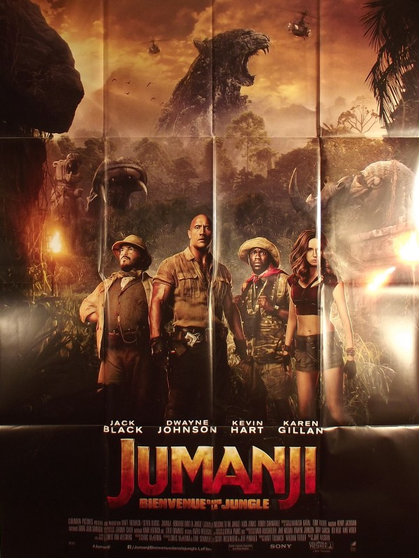 Affiche du film JUMANJI BIENVENUE DANS LA JUNGLE