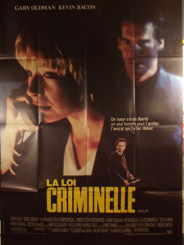 Affiche du film LA LOI CRIMINELLE