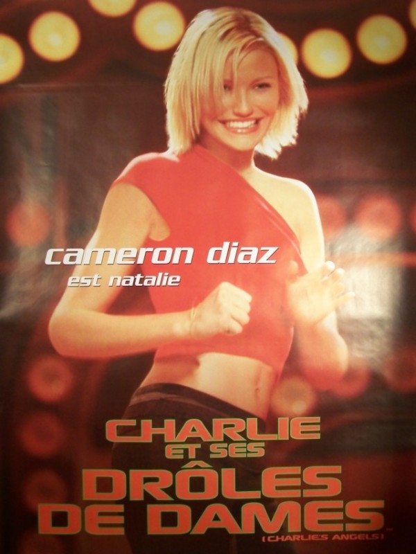 Affiche du film CHARLIE ET SES DROLES DE DAMES-CAMERON DIAZ- - CHARLIE'S ANGELS