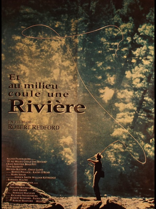 Affiche du film ET AU MILIEU COULE UNE RIVIERE