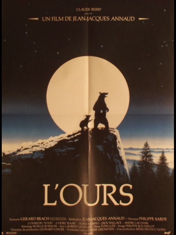 Affiche du film L'OURS