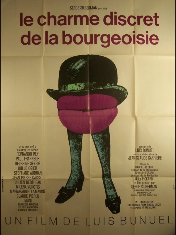 Affiche du film LE CHARME DISCRET DE LA BOURGEOISIE
