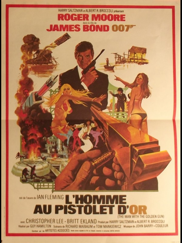 Affiche du film L'HOMME AU PISTOLET D'OR