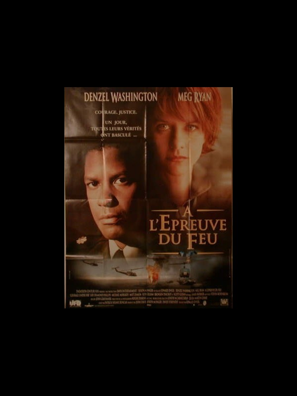 Affiche du film A L'EPREUVE DU FEU - COURAGE UNDER FIRE