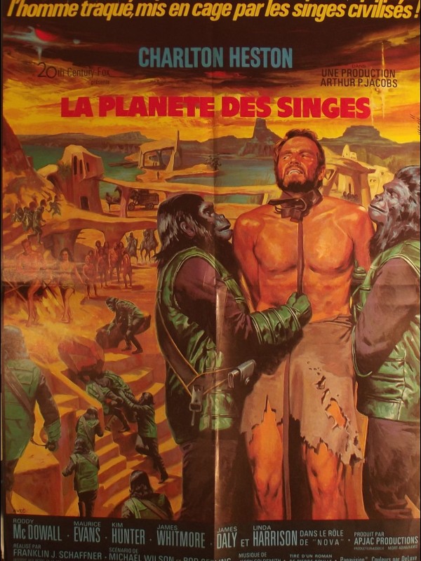 Affiche du film LA PLANETE DES SINGES
