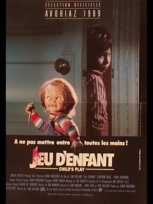 Affiche du film JEU D'ENFANT (CHUCKY)
