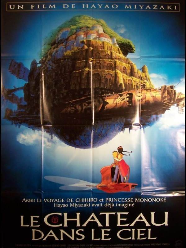 Affiche du film CHÂTEAU DANS LE CIEL (LE) - TENKÛ NO SHIRO RAPYUTA