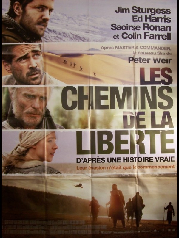 Affiche du film CHEMINS DE LA LIBERTE (LES) - THE WAY BACK