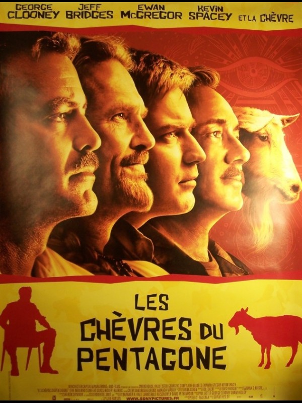 Affiche du film CHEVRES DU PENTAGONE (LES) - THE MEN WHO STARE AT GOATS